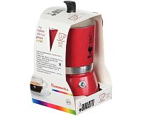 Гейзерная кофеварка Bialetti Fiametta Strawberry 3 порции красная СЛ