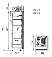Холодильный шкаф ARKTO R0.5-S