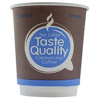 Стакан бумажный одноразовый двухслойный Taste Quality синий 250 мл 25 шт. DW80-280-0037