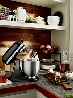 Планетарный миксер KITCHENAID MINI ARTISAN 3.3Л матовый чёрный 5KSM3311XEBM