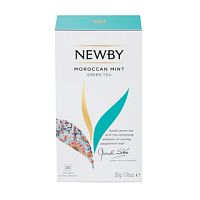 Чай NEWBY Марокканская Мята 25 пакетиков зеленый 50 гр.